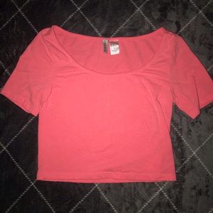 Pink crop top